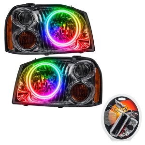 Nissan Frontier Headlight Assembly - ORACLE Lighting - SMD HL - Dual Halo - ColorSHIFT - `01-`04